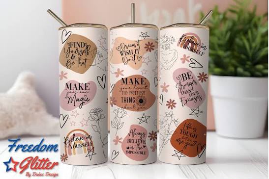 "Make Your Own Magic" Affirmations Tumbler